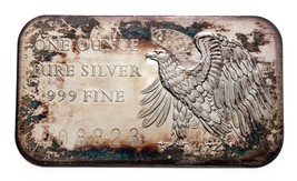 1776-1976 200 Years of Independence (Eagle) by Madison Mint 1 oz Silver Art Bar - £58.38 GBP