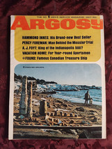ARGOSY Magazine May 1966 ANTHONY BAILEY HAMMOND INNES CHAMEAU - £8.63 GBP