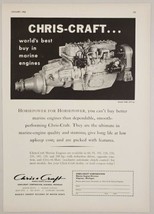 1956 Print Ad Chris-Craft 200-HP Marine Engines Made in Algonac,Michigan - £13.78 GBP