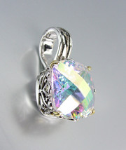 Designer Style Silver Gold Balinese Filigree Aurora Borealis CZ Crystal ... - £21.49 GBP