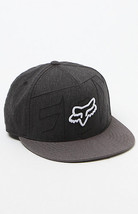 Mens Guys Men&#39;s Guys Fox Stockyard 210 Heather Black Hat Logo Hat S/M New $39 - £21.17 GBP