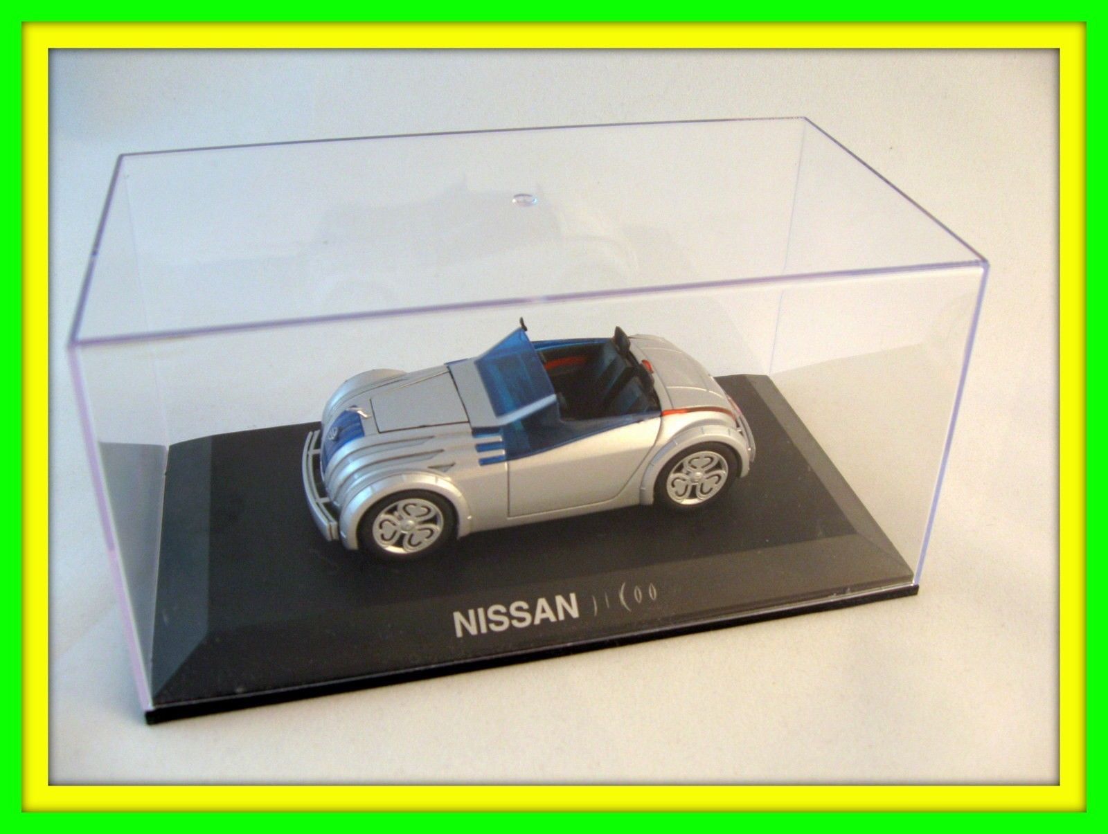 NISSAN-JIKOO SPIDER TITANIUM SILVER EDICOLA 1/43 DIECAST CAR COLLECTOR&#39;S... - $25.29