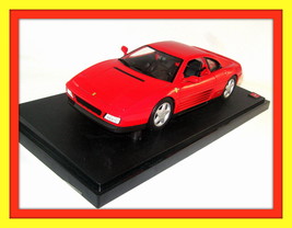 Ferrari 348 Tb 1989,Red Hotwheels Foundation 1/18 Diecast Car Model , New,Rare - £67.24 GBP