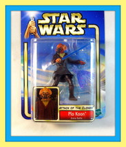 Star Wars Attack Of The Clones Carded Plo Koon (Arena Battle) ,Collector&#39;s Item - £20.96 GBP