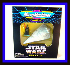 STAR WARS MICRO MACHINES DARTH VADER WITH STAR DESTROYER,LIMITED EDITION... - £32.19 GBP