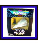STAR WARS MICRO MACHINES DARTH VADER WITH STAR DESTROYER,LIMITED EDITION... - £31.66 GBP