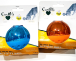 2 IQ Treat Ball Activity For Dogs Favorite Treats Easy Clean And Refill ... - £24.05 GBP