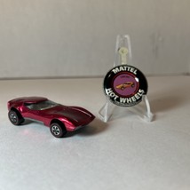 Hot Wheels Redline 1968 &quot;Torero&quot; Magenta With Button Near Mint Condition - $149.99