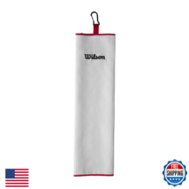 Wilson Sports Tri-Fold Golf Towel - White Microfiber - $32.65