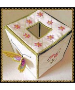 Tissue Box Cover, 3D Butterfly Cover, Tissue Holder, SewniqBoutiq, Ready... - $30.00