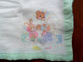 Riegel Fisher Price TEDDY BEDDY BEAR Baby BLANKET by Riegel in USA 36&quot;x45&quot; - $58.75