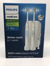 Philips Sonicare Toothbrush Optimal Clean HX6829/75 Comes w 2 brushes New/Sealed - $77.22