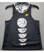 Nike Basketball Tank Top Youth Medium Multi Geometric Reversible Round Neck - $23.12