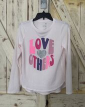 Cute Love Others Heart Glitter Metallic Grey Casual Tee Women Softest Si... - $16.04