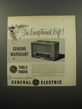 1950 General Electric Model 410 Radio Ad - The exceptional gift - $18.49