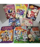 Lot of 8 Coloring &amp; Activity Books Looney Tunes Hello Kitty Bakugan Phin... - £8.95 GBP
