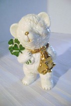 Lefton Shamrock Porcelain Bear - $14.00