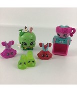 Shopkins Funko Apple Blossom Vinyl Figure Tea Pot Dress Shoes Toy Lot Mc... - $19.75