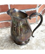 Vintage Newport Silverplate Water Pitcher with Ice Lip 9&quot; Tall - $461.34 MXN