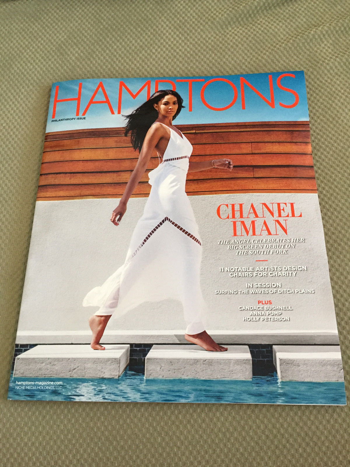 Hamptons Magazine model Iman; Candace Bushnell; Surfers; Fashion; June 2015 NF - £14.94 GBP