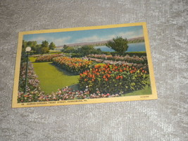 Harrisburg, PA Sunken Garden JB Hoffman posted w 1c defense stamp Mar 19... - $3.99
