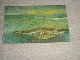 Historic Fort Stanwix color postcard #98682, Rome New York artist painting VG - £3.18 GBP