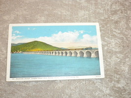Harrisburg, PA Rockville Stone Arch Bridge J.B. Hoffman unposted c1943 VG+ - $3.99