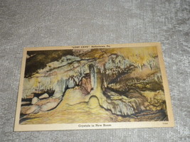 Hellertown, PA Lost Cave Lost River Caverns Crystals Room unposted c1943... - $3.99