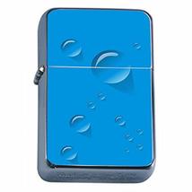 Water Drop Flip Top Oil Lighter Em2 Smoking Cigarette Silver Case Included - £7.17 GBP