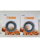 2 Count Miniso 2 Count 10.5 X 1.7 Cm Mini Pie Baking Mold Carbon Steel - €10,44 EUR