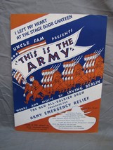 Antique 1900s &quot;This Is The Army&quot; Sheet Music #248 - $19.79