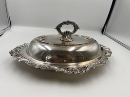 Wallace Silverplate BAROQUE Grande Baroque Covered Vegetable Server - £78.30 GBP