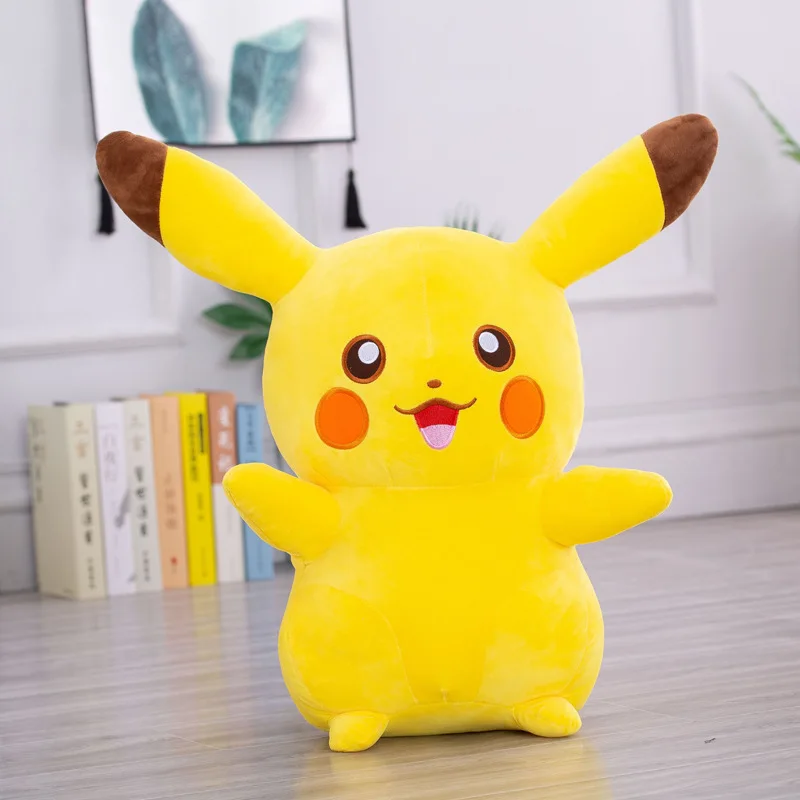 40cm Pikachu-B Cartoon Pokémon Elf Pawmi Plush Toy Cute Anime Pokemon Pikachu Pl - $31.04