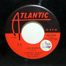 Laverne Baker ~ Jim Dandy + Tra La La ~ 1956 Atlantic 45-1116 ~ 45 RPM Record - $18.99