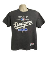 Majestic LA Los Angeles Dodgers Baseball MLB Gray Graphic T-Shirt Large ... - $19.79