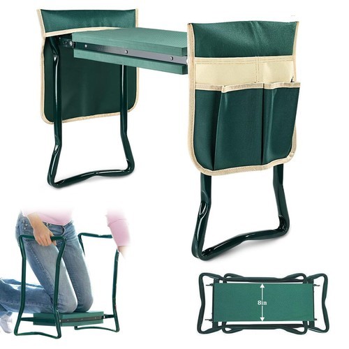 Garden Kneeler and Seat, Foldable Gardening Bench Stool with 2 Tool Bag ... - $186.26