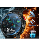 Smartwatch Rugged with GPS - AMOLED HD 1000mAh Battery Bluetooth Call IP68 - $33.90+