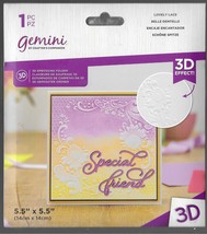 Crafter&#39;s Companion. Gemini. Lovely Lace Embossing Folder. Ref:034. Cardmaking - £6.92 GBP