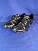 Skechers Womens Round Toe Low Top Lace Up Black Athletic Shoes US Size 7.5  - $14.01