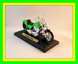 Classic Harley Type Bike,Green Diecast MOTORMAX1/18MOTORCYCLE Collector&#39;s Model - £21.69 GBP