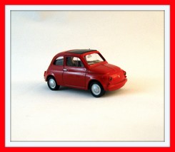 Fiat 500 Red Mondomotors1/43 Diecast Car Model,Official Fiat Product,Collectible - £20.64 GBP
