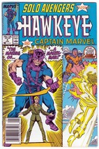 Solo Avengers #2 Hawkeye &amp; Captain Marvel January 1988 &quot;The Way of the A... - $3.91