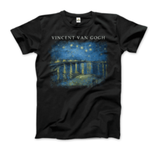 Van Gogh Starry Night Over the Rhône, 1888 Artwork T-Shirt - £18.75 GBP