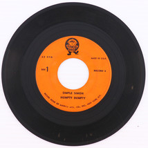 Simple Simon / Humpty Dumpty / Old Dan Tucker - 45 rpm 7&quot; Single Simon Says – 6 - £9.25 GBP