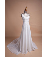 Rosyfancy Lace Applique One Shoulder A-line Chiffon Destination Wedding ... - £138.68 GBP