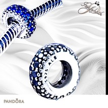 Pandora Inspiration Spacer Charm Blue Zirconia S925ALE 791359NCB US SELLER  - $29.69