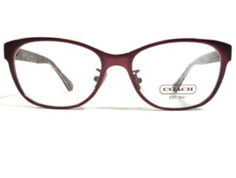 Coach Eyeglasses Frames HC 5039 Ashlyn 9134 Satin Burgundy Cat Eye 51-16-135 - $111.98