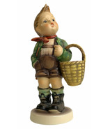 Hummel Goebel Village Boy w/Basket Figurine #51/0 TMK5 6.25&quot;H  - £34.97 GBP