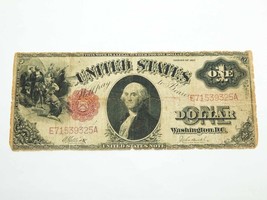 1917 $1 &quot;Sawhorse&quot; United States Legal Tender Large Note E71539325A - £151.86 GBP