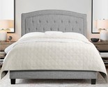 Jordana Panel Bed Frame With Ajustable Button-Tufted Headboard For Bedro... - $277.99
